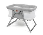 Babylo Sleep and Stay Folding Crib in Grey