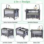 5 in 1 Portable Baby Travel Cot Sleeper