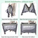 5 in 1 Portable Baby Travel Cot Sleeper