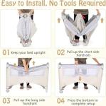 5-in-1 Portable Baby Travel Cot with Bassinet