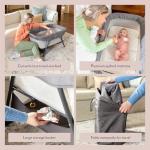 Graco Side-by-Side Bassinet with Night Sky Design