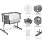 Maxmass 3-in-1 Portable Co-Sleeping Baby Cot