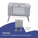 Chicco Next2Me Forever Co-Sleeping Crib in Grey