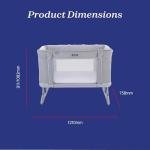 Chicco Next2Me Forever Co-Sleeping Crib in Grey