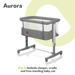 Lionelo Aurora 3-in-1 Baby Bedside Cot