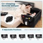 5 in 1 Adjustable Travel Cot with Mattress & More