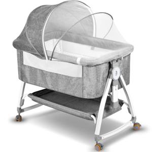 3-in-1 Portable Bedside Crib with Mattress
