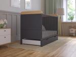 LEVI Baby Cot Bed with Mattress and Drawer