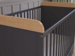 LEVI Baby Cot Bed with Mattress and Drawer