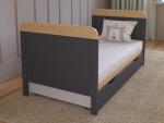 LEVI Baby Cot Bed with Mattress and Drawer
