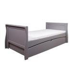 Viculii GILBERT Grey Baby Sleigh Cot Bed 3-in-1