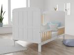 MADDOX Adjustable Cot Bed 140x70cm - White/Pine