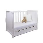Viculii Mini Cot Bed with Drawer and Mattress