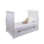 Viculii Mini Cot Bed with Drawer and Mattress