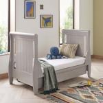 Babymore Stella Sleigh Cot Bed with Drawer