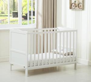 Wooden Baby Cot and Aloe Vera Mattress - Orlando