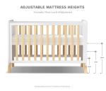 MEICI BABY Alex 3-in-1 Wooden Cot Bed