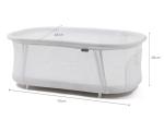 Nested Glide N Go portable bedside crib cot