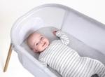 Nested Glide N Go portable bedside crib cot