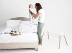 Nested Glide N Go portable bedside crib cot