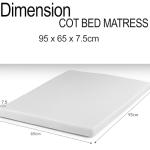 Quilted Travel Cot Mattress for Red Kite & Graco