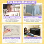 SnoozeShade Travel Cot Blackout Canopy for Babies