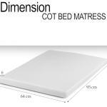 Brillars Quilted Travel Cot Mattress - UK Made