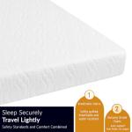 Brillars Quilted Travel Cot Mattress - UK Made