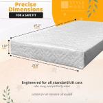 Breathable Foam Mattress with Waterproof Cover for Cots
