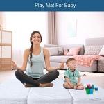 Trifold Portable Travel Cot Mattress Topper 95x65cm