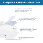 Trifold Portable Travel Cot Mattress Topper 95x65cm