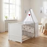 Adjustable Baby Bed Set with Canopy & Linen