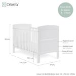 Obaby Grace Inspire Cot Bed - Little Princess