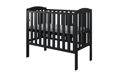 Viculii Waffi Space Saver Baby Mini Cot (Black)