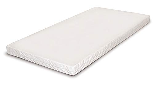MCC Grey Wooden Baby Cot Bed with Aloe Vera Mattress