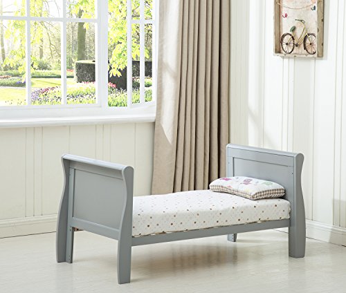 Solid Wooden Cot Bed Savannah Sleigh Toddler Bed