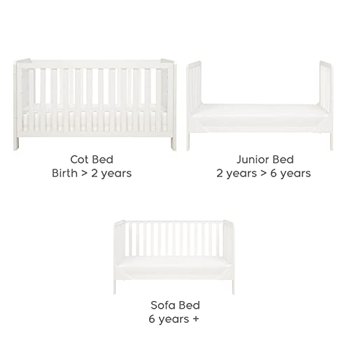 Tutti Bambini Caterina 3-in-1 Convertible Baby Cot
