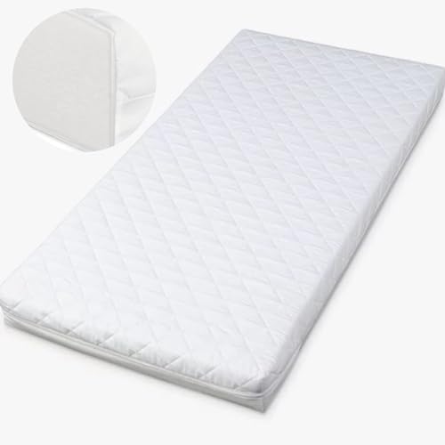 Viculii GILBERT 3-in-1 Sleigh Cot Bed with Mattress