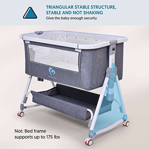 Bellababy Baby Bedside Sleeper, Safe Co-Sleeping Crib