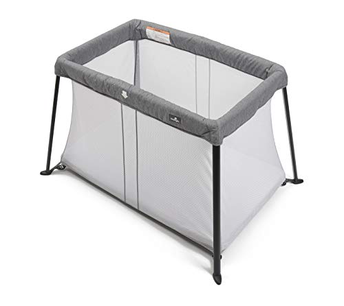 Grey Mélange Babylo Liteway Lightweight Travel Cot