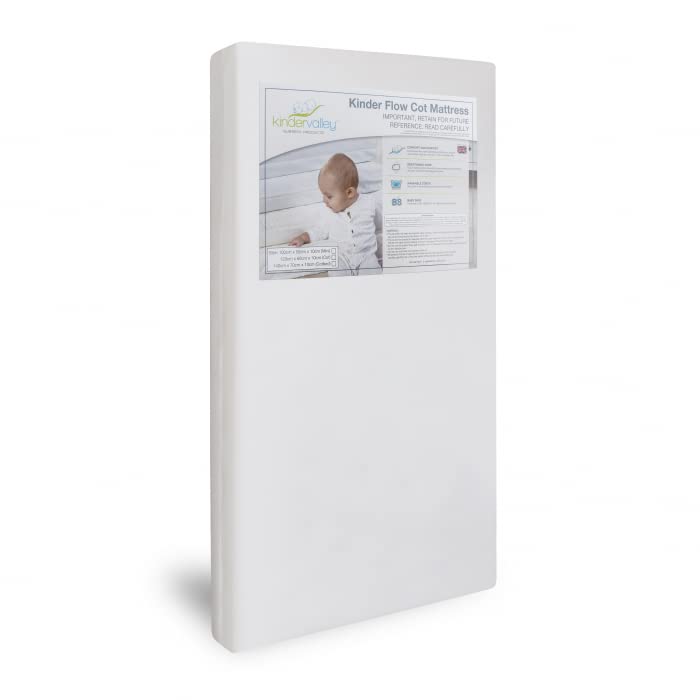 Grey Havana Compact Baby Cot with Adjustable Heights