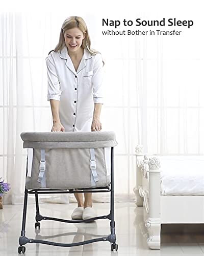 UBRAVOO Grab-and-go Travel Cot with Silent Wheels