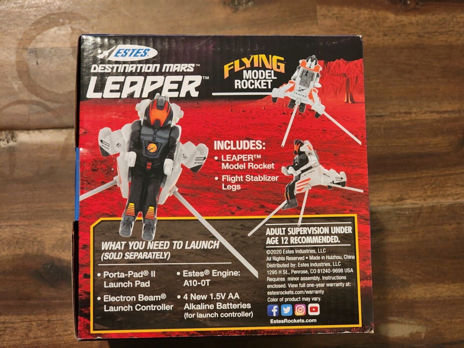 Beginner Model Rocket: Estes Destination Mars Leaper