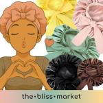 Bliss Market XL Satin Bonnet for Curly Hair