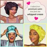 Ultimate Satin Bonnet for Curly Hair Support
