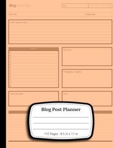 Blog Post Planner: Boost Your Blogging Success Today!