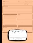Blog Post Planner: Boost Your Blogging Success Today!