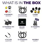 Professional Dual Lavalier Microphones for Interviews