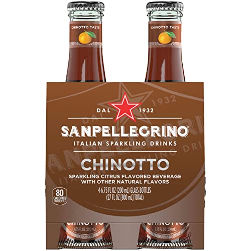 Sanpellegrino Chinotto Sparkling Citrus Drink, 4-Pack 6.75oz
