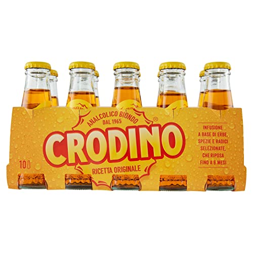 Crodino: non-alcoholic bitter aperitif - 10 x 100 ml